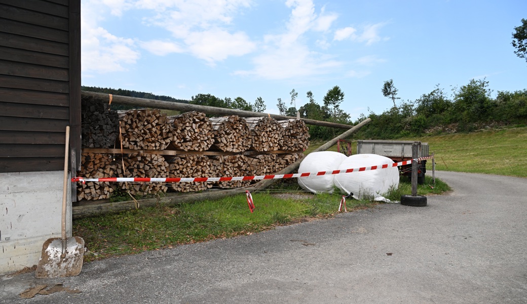 Bub durch Holzstange verletzt - Rega flog ihn ins Spital