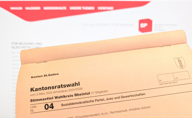 Kantonsratswahlen 2024: Liste Nr. 4 - Sozialdemokratische Partei (SP)