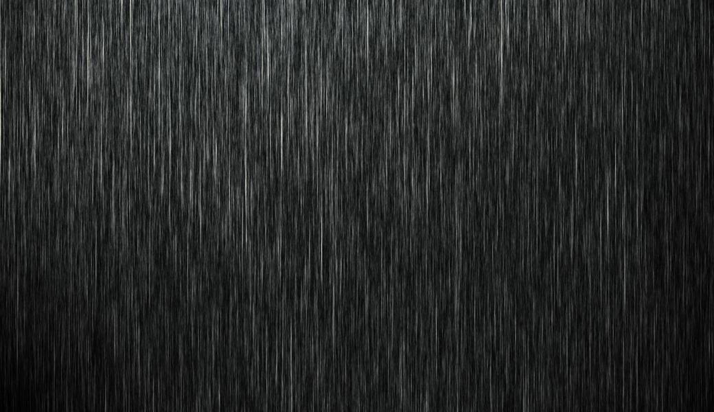 Es regnet heftig im Unteren Rheintal.