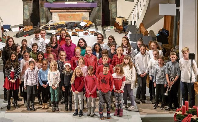 Stimmungsvolles Weihnachtskonzert der Musikschule Am Alten Rhein
