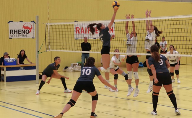 Rheno-Frauen lassen zu Hause gegen Volley Goldach Punkte liegen