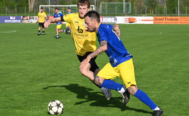 FC Diepoldsau-Schmitter mit 3:2-Last-Minute-Sieg im Derby gegen Widnau II