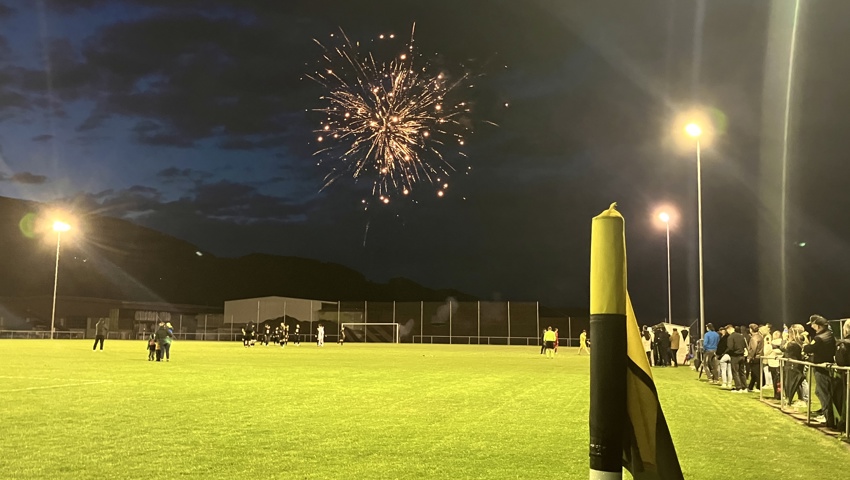 Am Ende gab es Feuerwerk über dem Grüntal. Am Ende gab es Feuerwerk über dem Grüntal.