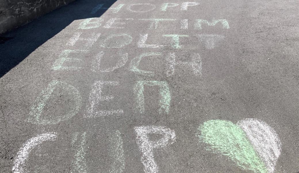 In Rebstein hat ein zwölfjähriger Bub den dort wohnenden FCSG-Profi Betim Fazliji auf besondere Art für den Final motiviert.