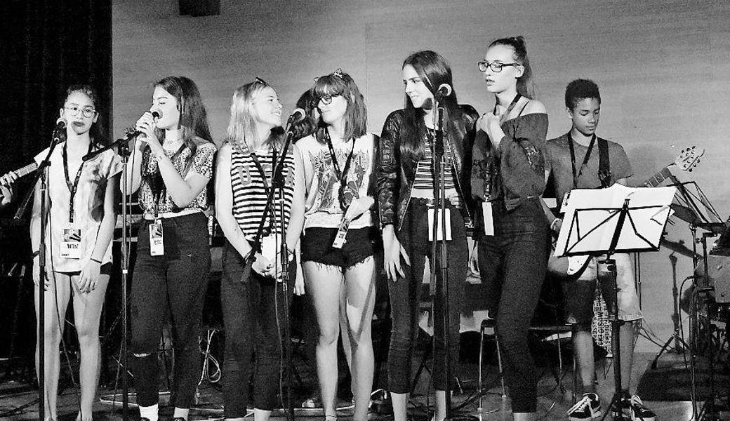 Die Schülerband vom OGW Widnau in Action. 