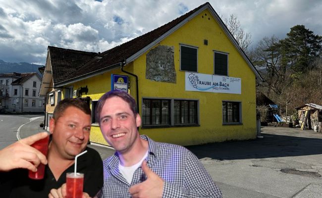 Ein letzter Drink in der «Traube» - langjährige Pächter geben den Dorfspunten ab