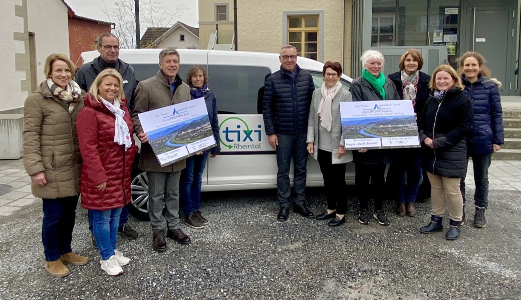 Spendenübergabe an Taxi Rheintal und Hospiz-Dienst Rheintal