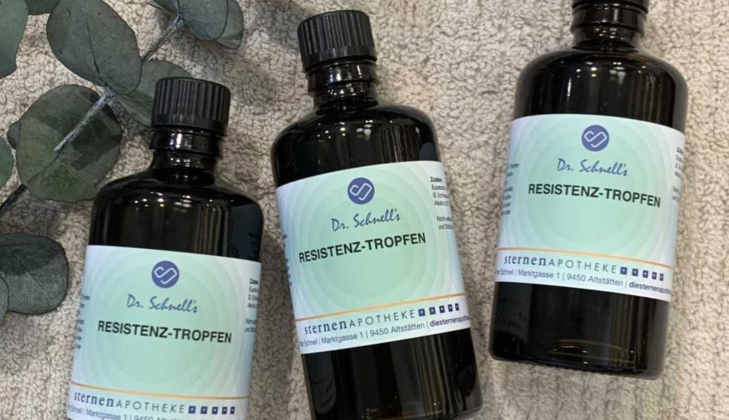Die Sternen Apotheke in Altstätten bietet eine Vielzahl pflanzlicher Naturheilmittel.