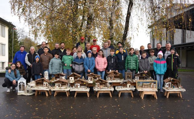 Kunstvolles Handwerk ist im Krippenbauverein entstanden