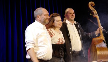 Hackbrett neu gedacht: Das Trio Anderscht spielte im «Diogenes»