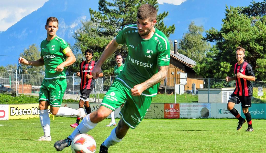 Der FC Rebstein setzte sich in Flums mit 1:0 durch.