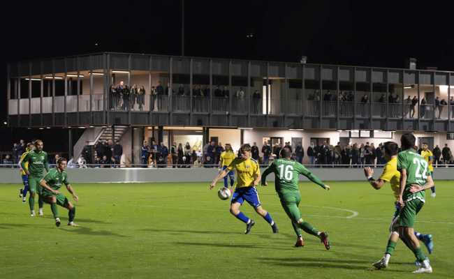 Der FC Au-Berneck genoss den Einzug ins neue Schmuckkästchen trotz Niederlage