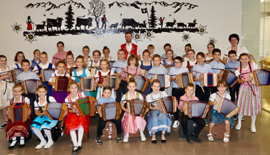 Nicolas Senn und 36 Musikschüler begeisterten