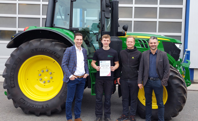 Schweizermeister der Landmaschinenmechaniker arbeitet in Eichberg