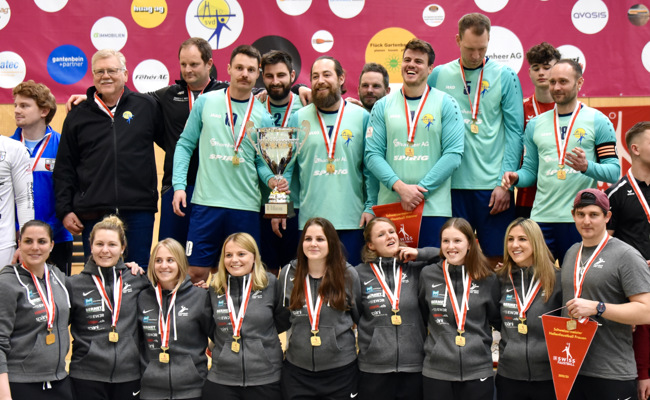 Diepoldsauer Faustballer auf überragende Art Schweizer Meister