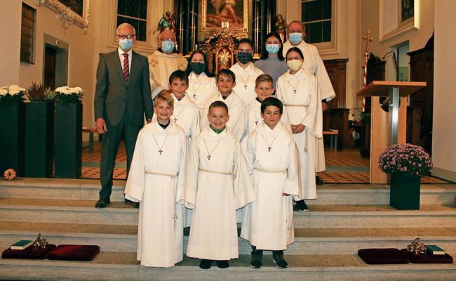 Sechs neue Ministranten