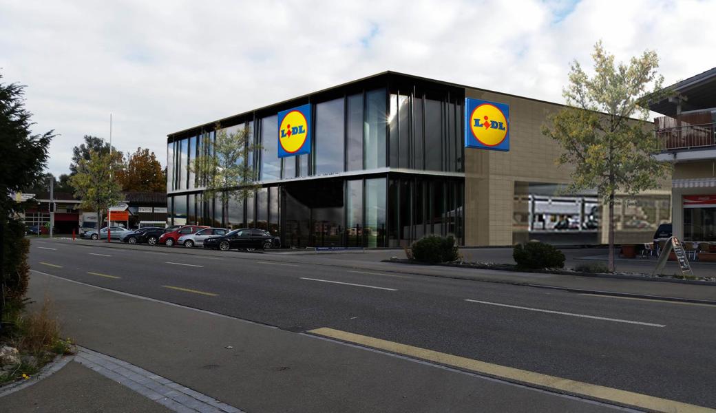 Die Lidl-Filiale soll an der Hauptstrasse 80 in Staad entstehen. Ein Termin für die Eröffnung ist noch nicht geplant.   Die Lidl-Filiale soll an der Hauptstrasse 80 in Staad entstehen. Ein Termin für die Eröffnung ist noch nicht geplant.