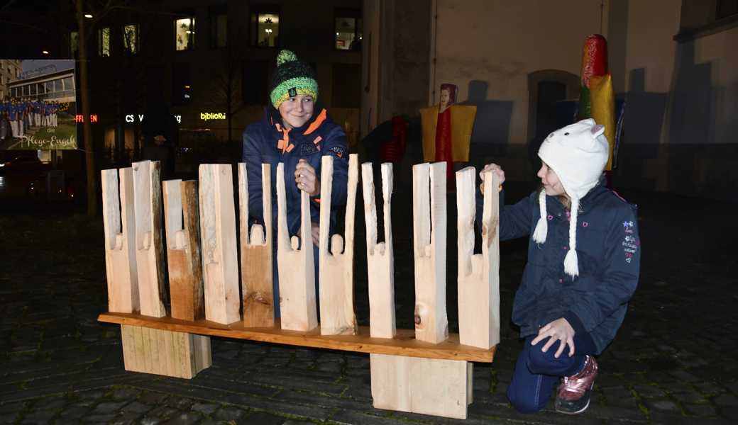 Die «Art-Net»-Kirche war im Advent 2021 mit der Ausstellung «Stadt der Engel» im ganzen Städtli präsent.