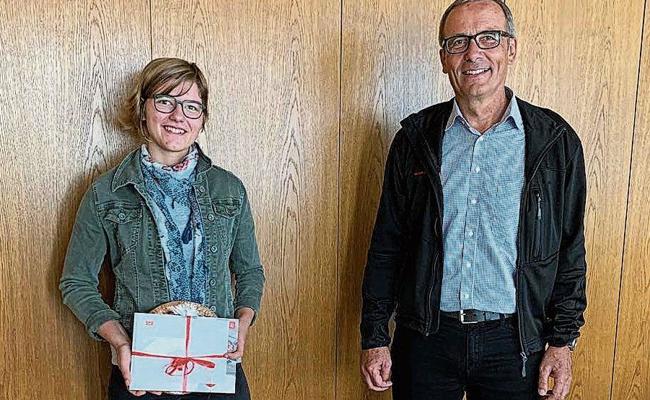 Corina Wigger gewinnt den SFS-Lehrlingspreis 