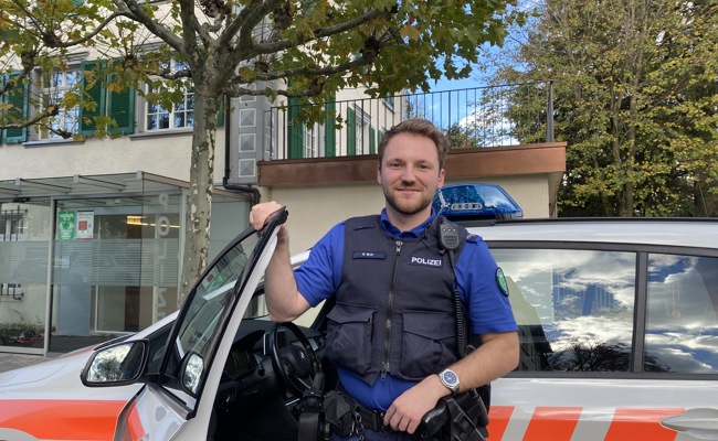 «Ich spüre das Vertrauen der Bevölkerung»: Benjamin Britt über seine Arbeit bei der Kantonspolizei