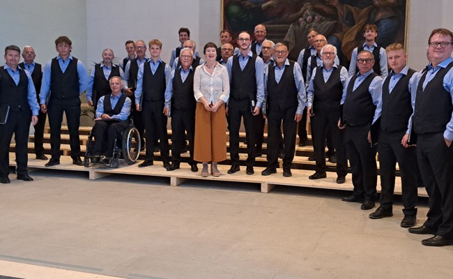 Gelungener Auftritt des Männerchors