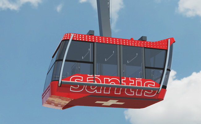 Neue Säntisbahn-Kabinen treffen am Montag auf der Schwägalp ein