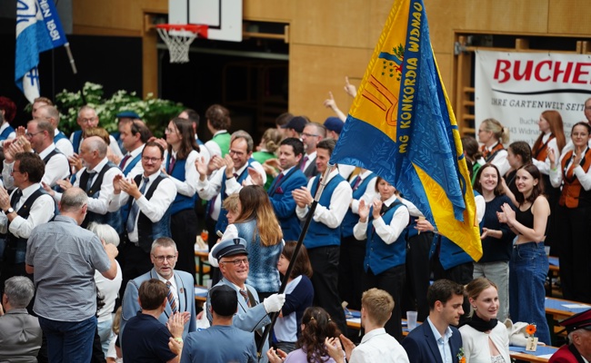 Trotz Regen am Sonntag: Kreismusiktage machen Blasmusik zum Fest
