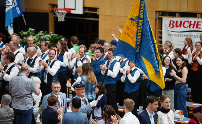 Trotz Regen am Sonntag: Kreismusiktage machen Blasmusik zum Fest