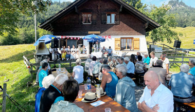 Musik, Segen und Bergsicht prägen den Alpgottesdienst auf der Wogalp