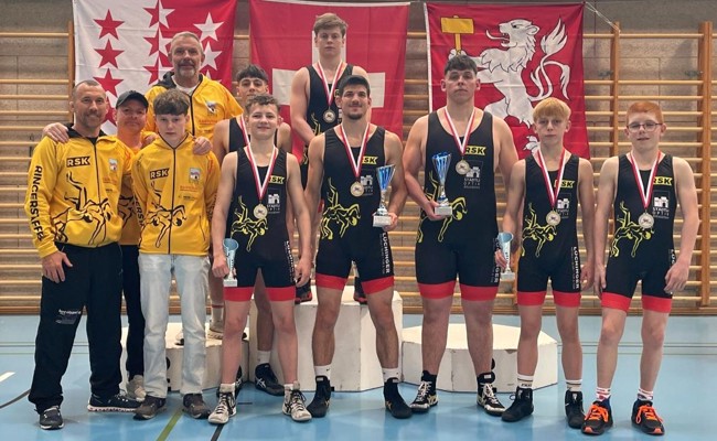 Sieben Kriessner holen an der Greco-SM in Martigny Edelmetall