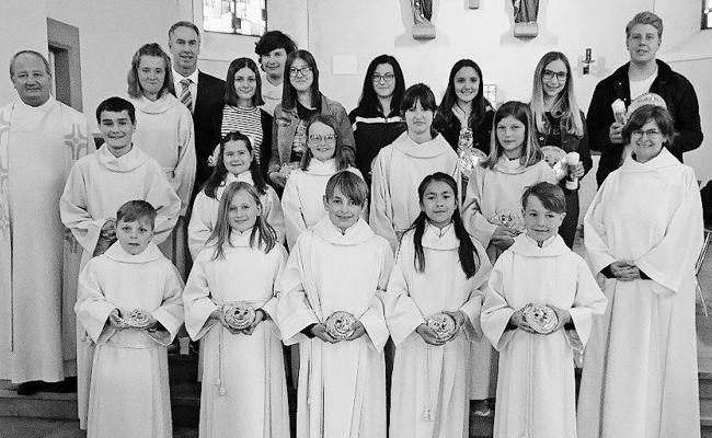 Feierliche Ministranten-Aufnahme  und -Verabschiedung