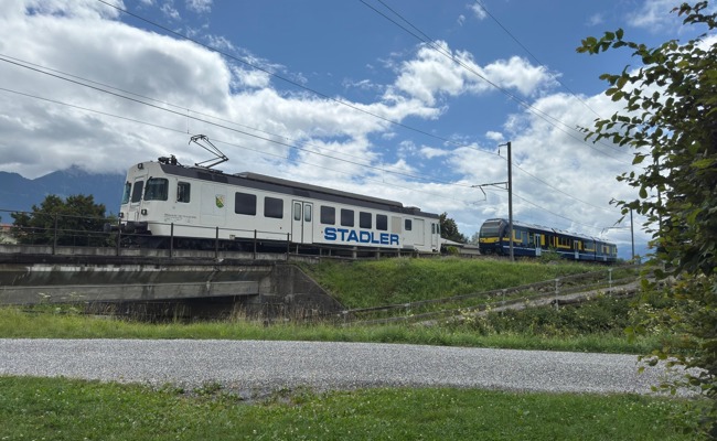Zwischenlager für neue Züge: So nutzt Stadler Rail das Rheintal