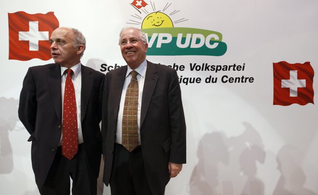 Alt-Bundesräte Blocher und Maurer im «Metropol»