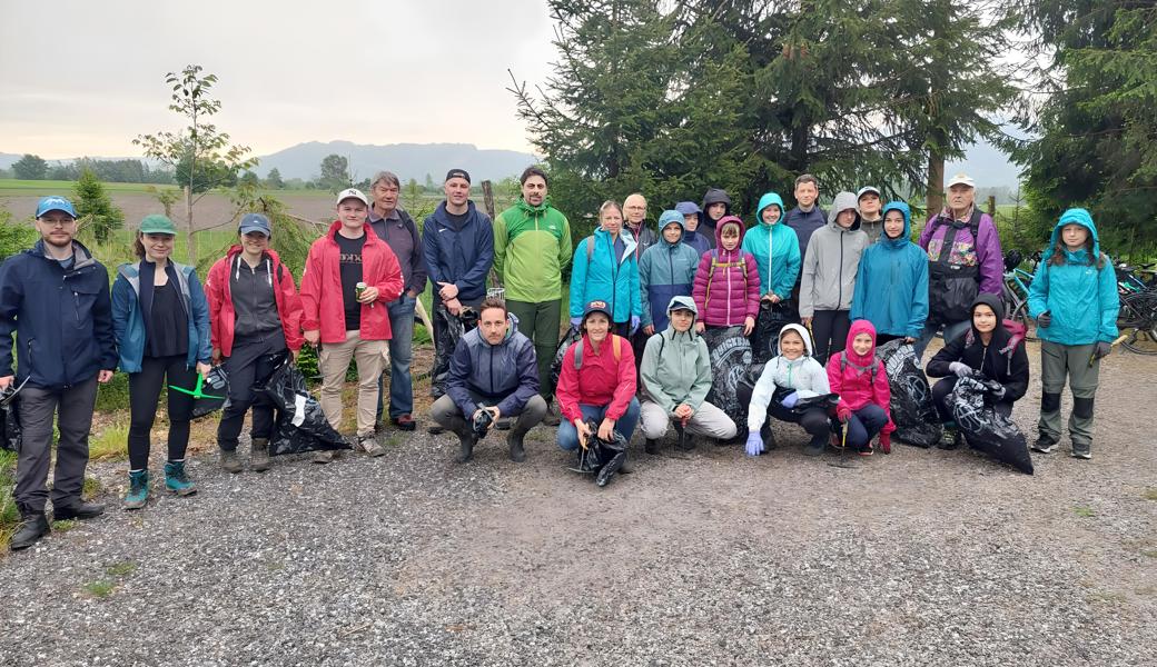 Gruppenfoto der Teilnehmenden des STV Au