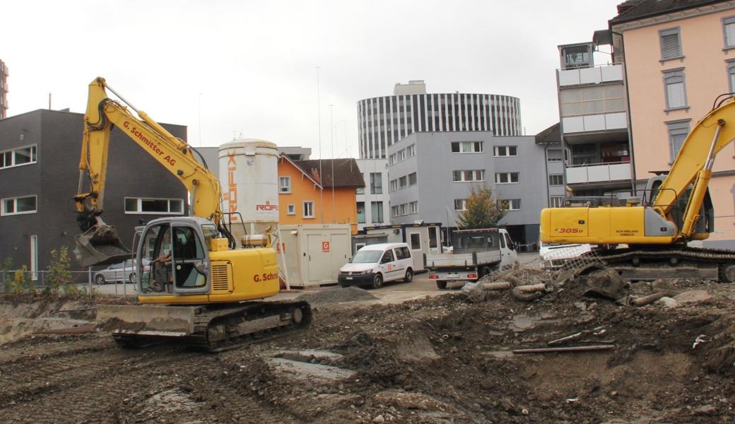 Berufe des Bauhauptgewerbes gehören zu jenen, die von Arbeitslosigkeit weit überdurchschnittlich betroffen sind. Ist eine Stelle zu besetzen, ist das Unternehmen verpflichtet, die Stelle dem RAV (im hellgrauen Gebäude) zu melden. Stellensuchende erhalten so einen kleinen zeitlichen Vorsprung im Bewerbungsverfahren. 