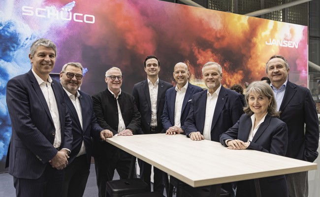 Jansen und Schüco verlängern und erweitern ihre langjährige Partnerschaft