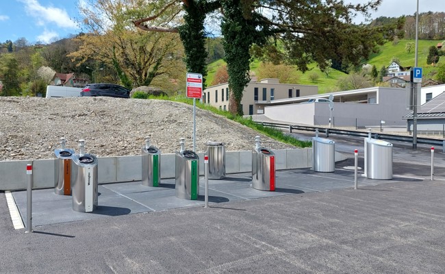 Hier lässt sich fast alles entsorgen: Neue Wertstoffsammelstelle auf dem Stossplatz