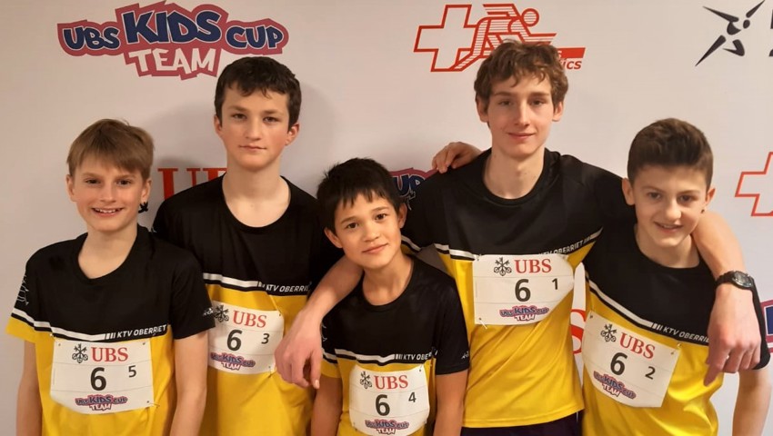 Das Kids-Cup-Team des KTV Oberriet, das es an den Regionalfinal geschafft hat. Das Kids-Cup-Team des KTV Oberriet, das es an den Regionalfinal geschafft hat.