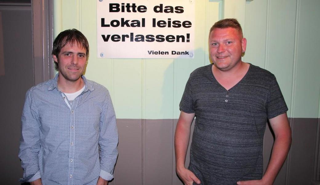 Roger Eugster und Roy Schachtler haben die «Sonne» erst vor ein paar Monaten eröffnet. 