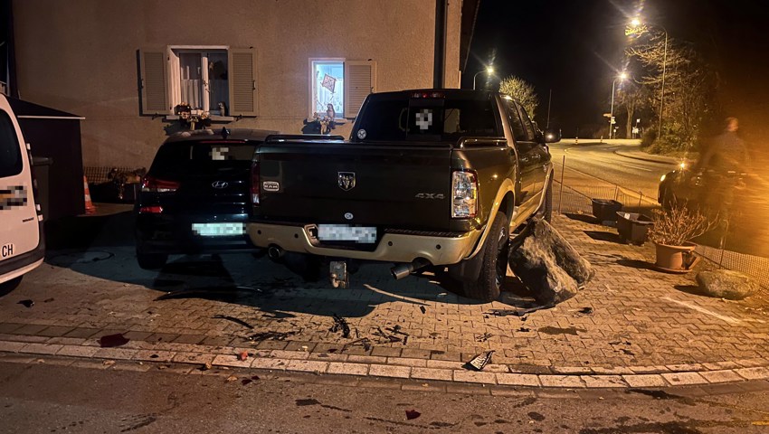 Es entstand Sachschaden im Wert von mehreren zehntausend Franken.