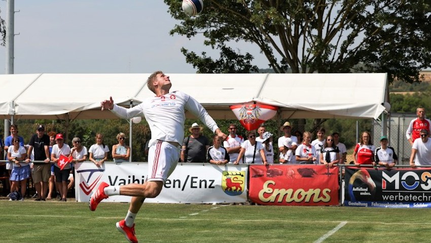 Die Schweizer U21-Nationalmannschaft will an der Heim-EM in Jona in den Final. Die Schweizer U21-Nationalmannschaft will an der Heim-EM in Jona in den Final.