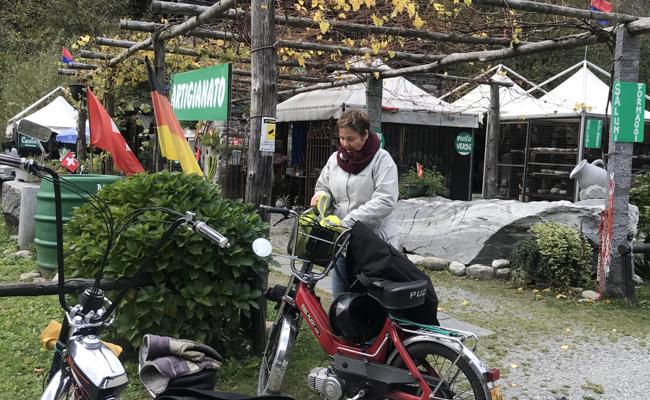 Bei der Rückkehr kam der Schnee