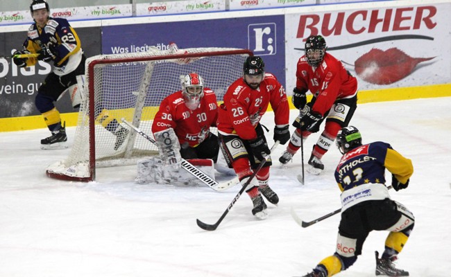 Spannung schnell verflogen – der SC Rheintal gewinnt gegen Delémont 7:0