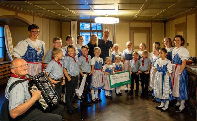 Kinderjodelchörli zu Besuch beim Rheintaler Donnerstags Club