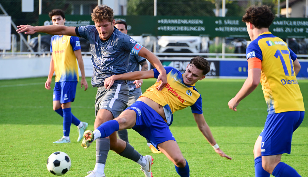 Der FC Rüthi gewinnt Derby auf der Tägeren gegen den FC Au-Berneck mit 3:1.