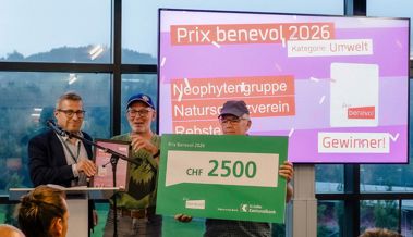 Die Neophytengruppe Rebstein gewinnt den Prix benevol
