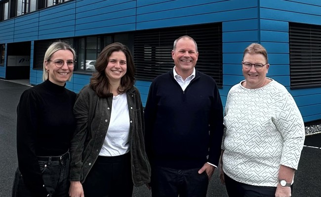 Ein Viererteam bildet neu die Geschäftsleitung der Spitex RhyCare