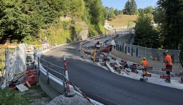 Sanierung liegt im Zeitplan: Wolftobelbrücke soll bis Mitte Oktober fertig sein