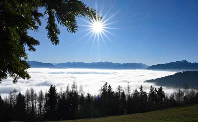 Über dem Nebelmeer: Wanderung von der Landmark zum Gäbrisseeli