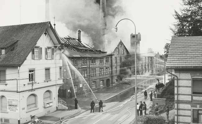Feuerhölle in Heerbrugg: Vor 55 Jahren brannte die Ziegelei nieder